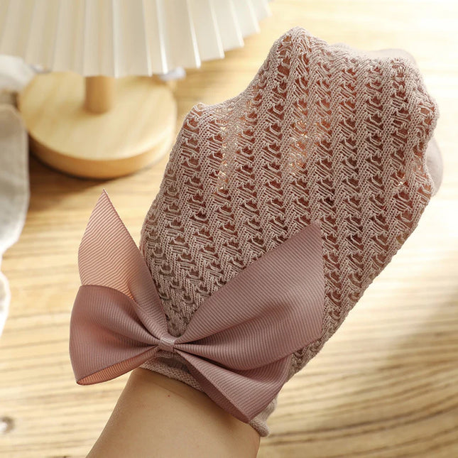 Sosete lungi pentru fetite, Bella - Rose Pink, diverse marimi, bumbac + elastan
