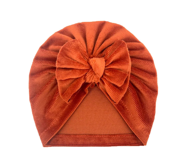 Turban pentru fetite Velvet - Coral, 2-4 ani, poliester