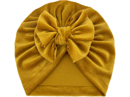 Turban pentru fetite Velvet - Gold, 2-4 ani, poliester
