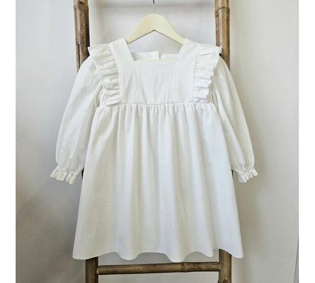 Rochita Alba Cu Volanase - Bebeboo - Totul pentru copii. Jucării, Hăinuțe, Perne, Mobilier, Textile