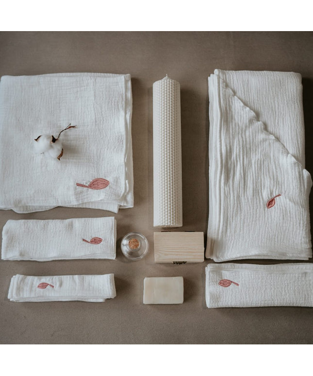 Trusou Botez Muselina Alb