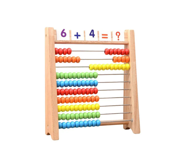 Abac vertical din lemn, cu 120 de carduri, 3 ani+ - Bebeboo - Totul pentru copii. Jucării, Hăinuțe, Perne, Mobilier, Textile