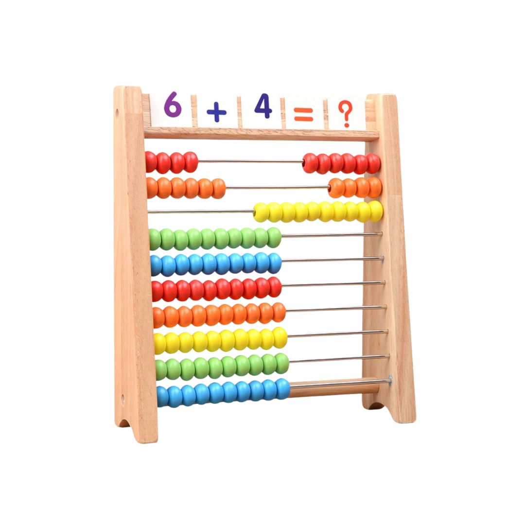 Abac vertical din lemn, cu 120 de carduri, 3 ani+