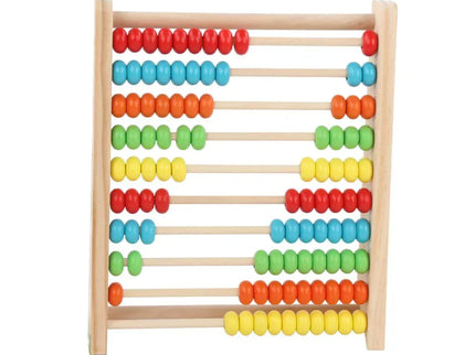 Abac educativ din lemn cu bile colorate - Bebeboo - Totul pentru copii. Jucării, Hăinuțe, Perne, Mobilier, Textile