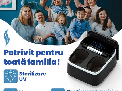 Aparat Masaj Gravide, Masaj Picioare si Talpi pentru Relaxare, Functii de Reflexoterapie, Role Masat si Incalzit Talpa, Perne Compresie, Sterilizare UV, Circulatie Imbunatatita, 4 Programe, Negru - Bebeboo - Totul pentru copii. Jucării, Hăinuțe, Perne, Mobilier, Textile