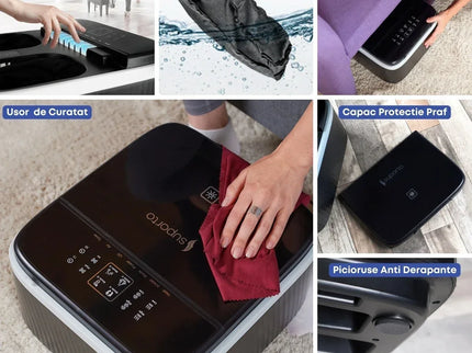 Aparat Masaj Gravide, Masaj Picioare si Talpi pentru Relaxare, Functii de Reflexoterapie, Role Masat si Incalzit Talpa, Perne Compresie, Sterilizare UV, Circulatie Imbunatatita, 4 Programe, Negru - Bebeboo - Totul pentru copii. Jucării, Hăinuțe, Perne, Mobilier, Textile