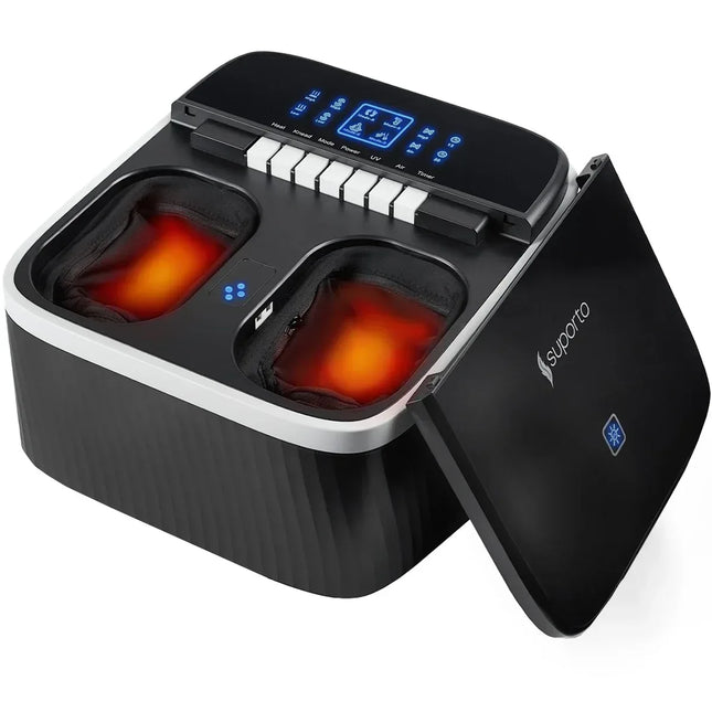 Aparat Masaj Gravide, Masaj Picioare si Talpi pentru Relaxare, Functii de Reflexoterapie, Role Masat si Incalzit Talpa, Perne Compresie, Sterilizare UV, Circulatie Imbunatatita, 4 Programe, Negru - Bebeboo - Totul pentru copii. Jucării, Hăinuțe, Perne, Mobilier, Textile