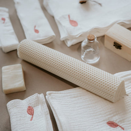 Trusou Botez Muselina Alb