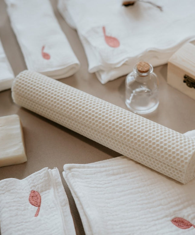 Trusou Botez Muselina Alb