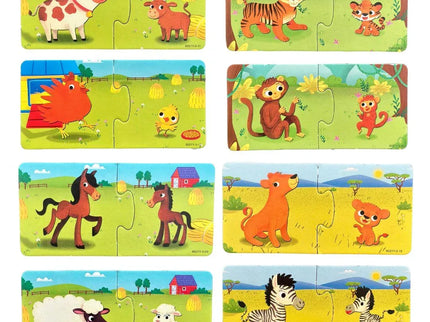 Puzzle educativ Baby Logic, joc de asociere mamă-pui - Bebeboo - Totul pentru copii. Jucării, Hăinuțe, Perne, Mobilier, Textile