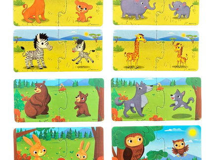 Puzzle educativ Baby Logic, joc de asociere mamă-pui - Bebeboo - Totul pentru copii. Jucării, Hăinuțe, Perne, Mobilier, Textile