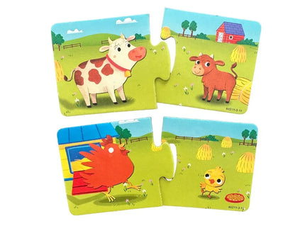 Puzzle educativ Baby Logic, joc de asociere mamă-pui - Bebeboo - Totul pentru copii. Jucării, Hăinuțe, Perne, Mobilier, Textile