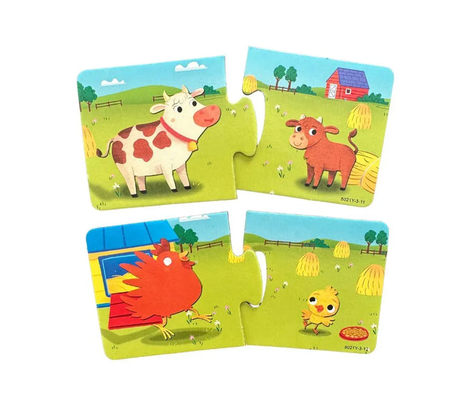Puzzle educativ Baby Logic, joc de asociere mamă-pui - Bebeboo - Totul pentru copii. Jucării, Hăinuțe, Perne, Mobilier, Textile