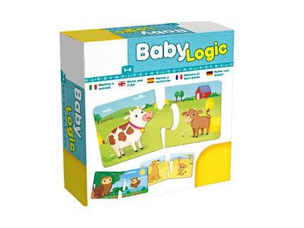 Puzzle educativ Baby Logic, joc de asociere mamă-pui - Bebeboo - Totul pentru copii. Jucării, Hăinuțe, Perne, Mobilier, Textile