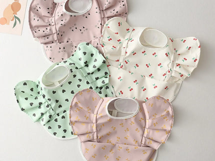Baveta impermeabila pentru fetite, Model 2 - Little Dots, 6-18 luni, poliester