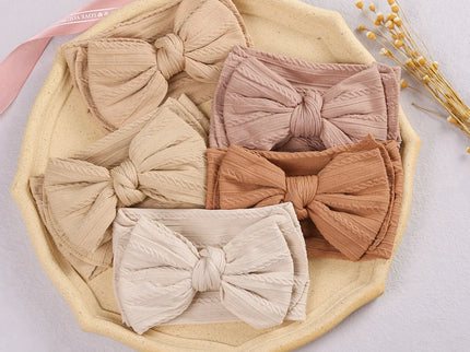 Bentita pentru fetite Elegant Touch – Latte, 2-4 ani, poliester