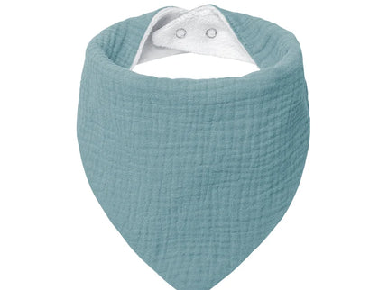 Baveta tip bandana pentru bebelusi, diverse culori, 0 luni+, muselina + bumbac terry