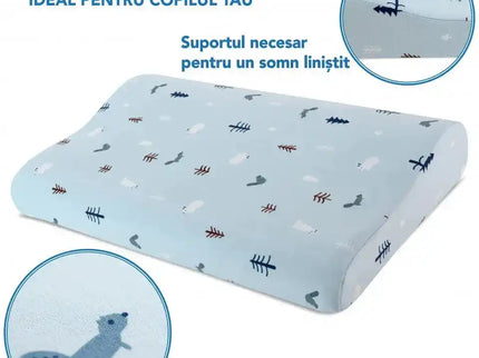 HUSA de schimb / Fata de perna - Perna pentru copii Toddler 24+ luni Albastra - Bumbac 100% - Bebeboo - Totul pentru copii. Jucării, Hăinuțe, Perne, Mobilier, Textile