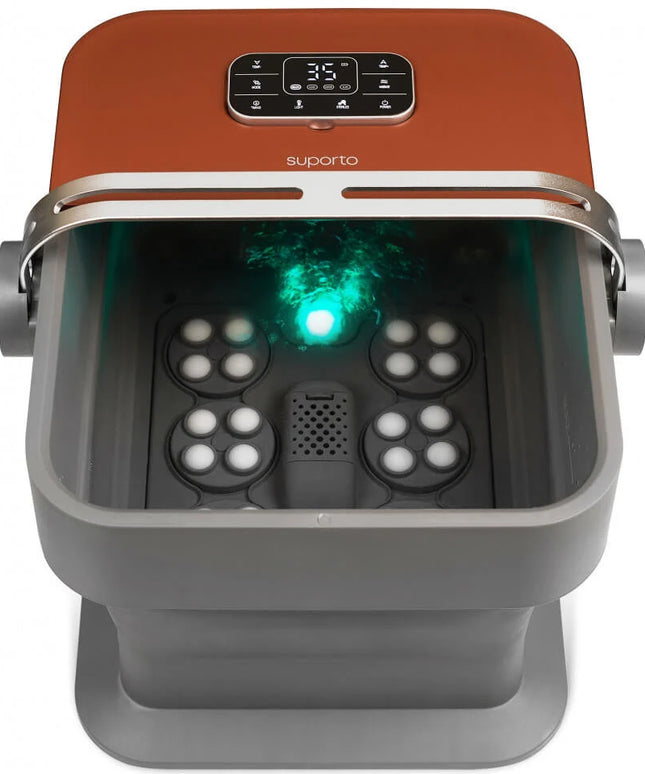 Aparat Masaj Gravide pentru Picioare, Cadita Hidromasaj Pentru Picioare, Aparat Pedichiura Cu Masaj Si Sterilizare Cu Ozon