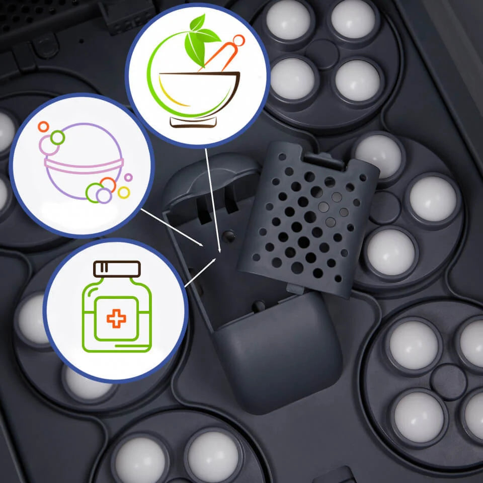 Aparat Masaj Gravide pentru Picioare, Cadita Hidromasaj Pentru Picioare, Aparat Pedichiura Cu Masaj Si Sterilizare Cu Ozon