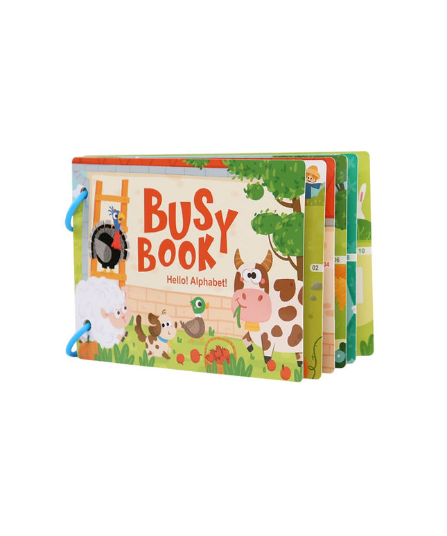 Carte educativă Busy Book, 6 tematici