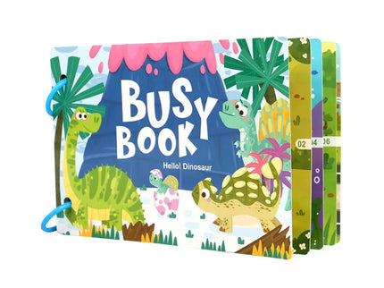 Carte educativă Busy Book, 6 tematici - Bebeboo - Totul pentru copii. Jucării, Hăinuțe, Perne, Mobilier, Textile