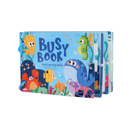 Carte educativă Busy Book, 6 tematici