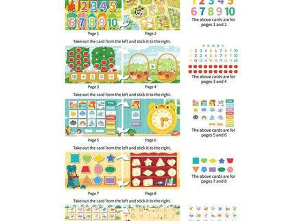 Carte educativă Busy Book, 6 tematici - Bebeboo - Totul pentru copii. Jucării, Hăinuțe, Perne, Mobilier, Textile
