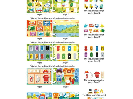 Carte educativă Busy Book, 6 tematici - Bebeboo - Totul pentru copii. Jucării, Hăinuțe, Perne, Mobilier, Textile