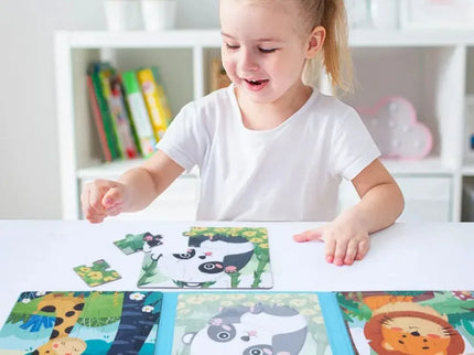 Carte puzzle 3 în 1, 10 tematici variate - Bebeboo - Totul pentru copii. Jucării, Hăinuțe, Perne, Mobilier, Textile