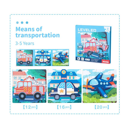 Carte puzzle 3 în 1, 10 tematici variate