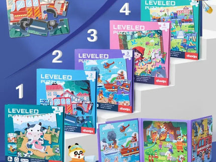 Carte puzzle 3 în 1, 10 tematici variate - Bebeboo - Totul pentru copii. Jucării, Hăinuțe, Perne, Mobilier, Textile