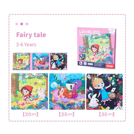 Carte puzzle 3 în 1, 10 tematici variate