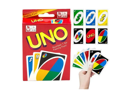 UNO – Joc de cărți distractiv pentru 2-10 jucători - Bebeboo - Totul pentru copii. Jucării, Hăinuțe, Perne, Mobilier, Textile