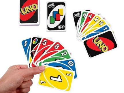 UNO – Joc de cărți distractiv pentru 2-10 jucători - Bebeboo - Totul pentru copii. Jucării, Hăinuțe, Perne, Mobilier, Textile