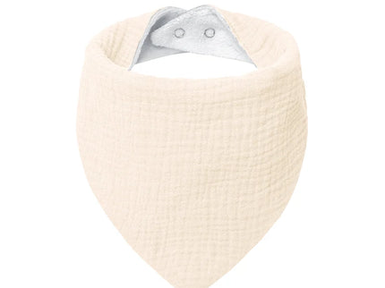 Baveta tip bandana pentru bebelusi, diverse culori, 0 luni+, muselina + bumbac terry