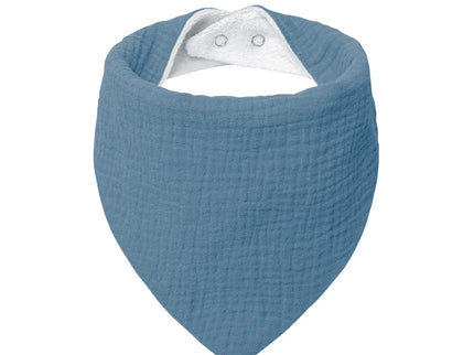 Baveta tip bandana pentru bebelusi, diverse culori, 0 luni+, muselina + bumbac terry