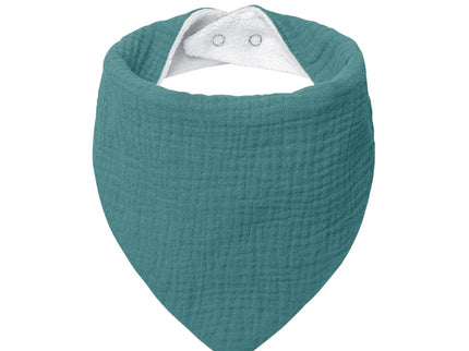 Baveta tip bandana pentru bebelusi, diverse culori, 0 luni+, muselina + bumbac terry