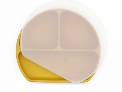 Farfurie diversificare bebelusi, cu capac - Mango, silicon, 6 luni+