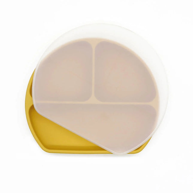 Farfurie diversificare bebelusi, cu capac - Mango, silicon, 6 luni+
