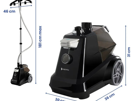 Statie de calcat profesionala pentru hainele delicate ale copiilor. Fier de Calcat Vertical cu aburi, Steamer model R3 de 2200W cu 4 trepte de putere. Rezervor aparat 3L, pentru 65 min de lucru, 45g/min abur continuu. - Bebeboo - Totul pentru copii. Jucării, Hăinuțe, Perne, Mobilier, Textile