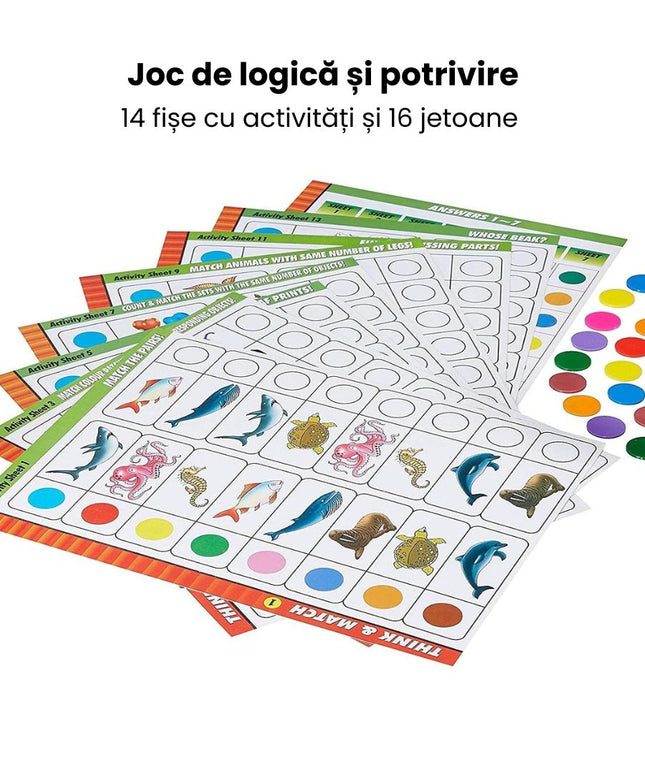 Joc Montessori - Gândește și potrivește Partea 1