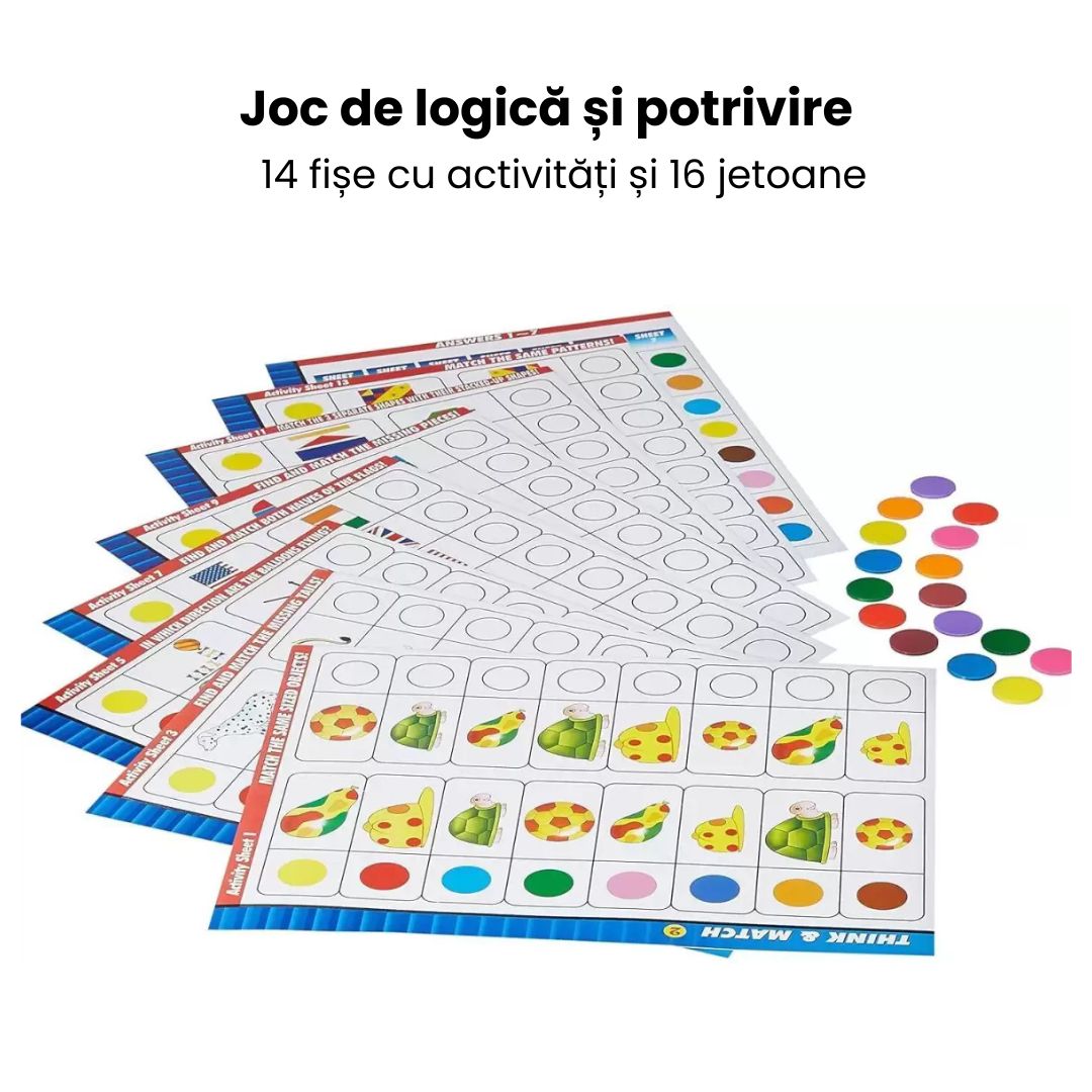 Joc Montessori - Gândește și potrivește Partea 2