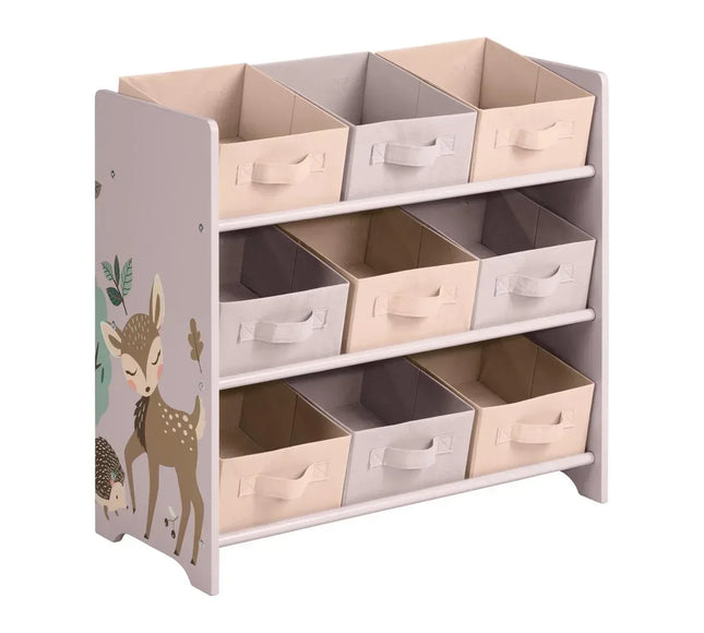 Raft Jucării Copii cu Motiv Pădure & Animale - Bebeboo - Totul pentru copii. Jucării, Hăinuțe, Perne, Mobilier, Textile