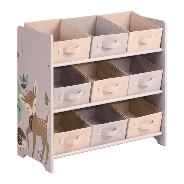 Raft Jucării Copii cu Motiv Pădure & Animale - Bebeboo - Totul pentru copii. Jucării, Hăinuțe, Perne, Mobilier, Textile