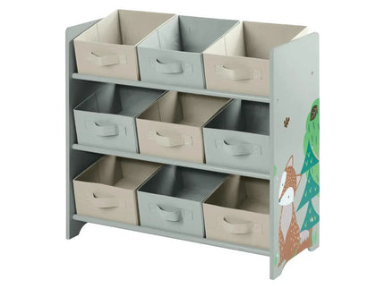 Raft Jucării Copii cu Motiv Pădure & Animale - Bebeboo - Totul pentru copii. Jucării, Hăinuțe, Perne, Mobilier, Textile