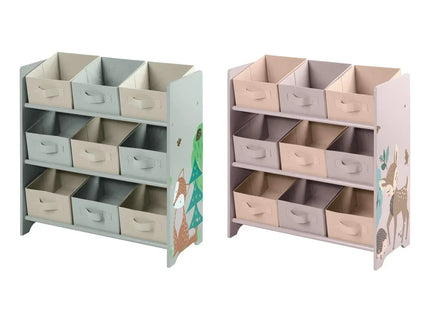 Raft Jucării Copii cu Motiv Pădure & Animale - Bebeboo - Totul pentru copii. Jucării, Hăinuțe, Perne, Mobilier, Textile