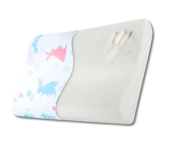 HUSA de schimb / Fata de perna - pentru Perna Copii Suporto Toddler - Model Iepurasi- Bumbac 100% - Bebeboo - Totul pentru copii. Jucării, Hăinuțe, Perne, Mobilier, Textile