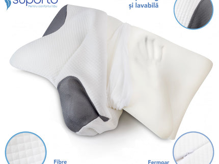 HUSA de schimb / Fata de perna - pentru Perna ortopedica Cervicala cu Extensii