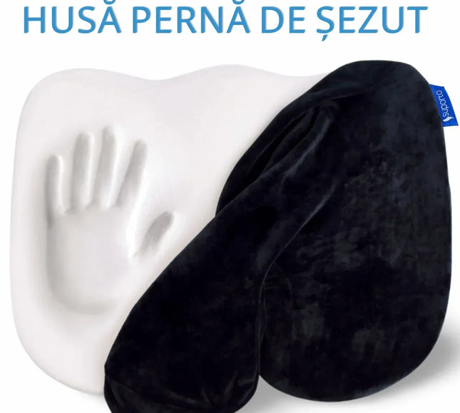 Husa de schimb - Perna de șezut pentru gravide | Perna Ortopedica Sezut Coccis din Spuma cu Memorie - Bebeboo - Totul pentru copii. Jucării, Hăinuțe, Perne, Mobilier, Textile